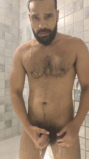 Shower Jerk Off – Solo Masturbation & Cumshot