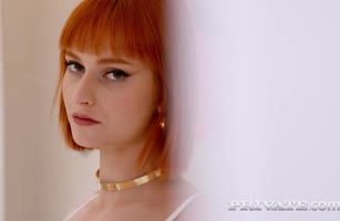 Redhead Babe Dolly Dyson Squirts and Takes a Creamy Anal Fuck from Christian Clay