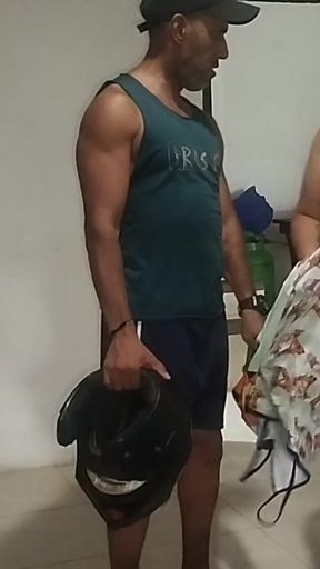 My husband&#039;s best friend fucks me hard my juicy pussy I scream with pleasure and I leave all his hot milk inside me   Clip 1