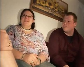 Swinger fuck with a fat German housewife in heat and the amazing Simones