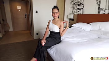 JohnTronX - Sexy amateur Thai babe gets fucked in every hole in POV