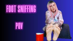 Longing for soles -Lady Angela nakes you sniff her feet