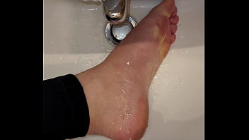 Piss and cum on my feet