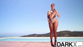 Hot blonde with big tits and ass gets fucked hard by Jax Slayher's black cock