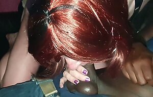 TGirl Slut Lucy Spit Roast Interracial Anal Fuck By 10 Inch BBC