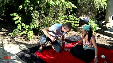 This Gypsy witch is seeing my futur with my cock in her ass Full HD Video