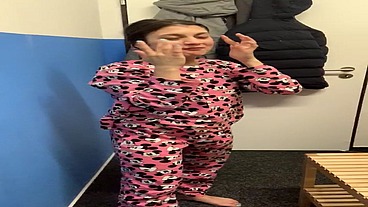 Italian Francesca Palma Sucking my Roommate’s Cock