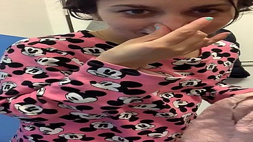 Italian Francesca Palma Sucking my Roommate’s Cock