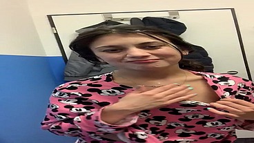 Italian Francesca Palma Sucking my Roommate’s Cock