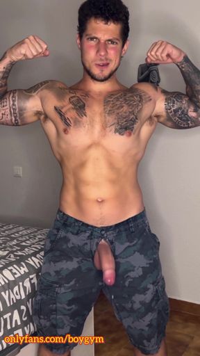 My Military Cock Cums with No Touch