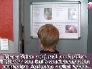 Sexy German golden-haired gets a stormy screw visit