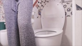 finally I go to the bathroom
