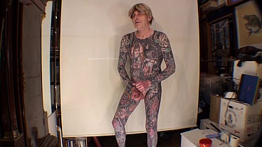 Danish Inked Porn Actor Leeharper Pinnomen Show COCK and ASSHOLE – His ASSHOLE is then FUCKED By the Long Silver DILDO and in His Cumshot He Flushes his Creamy Boy Juice Right in Front of YOUR Eyes !