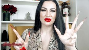 Romanian teacher charms you with her red lipstick