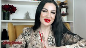 Romanian teacher charms you with her red lipstick