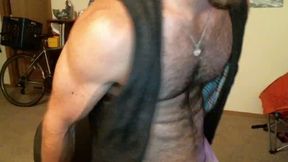 Hairy Guy Gets Naked