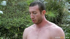 Sandy-haired Russian vixen Diana Doll fucks pool boy