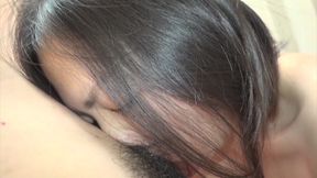 Pregnant Japanese amateur is starting to show