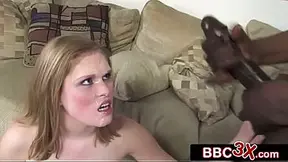 Amateur blonde gets wild into a wild BBC gangbang at music audition