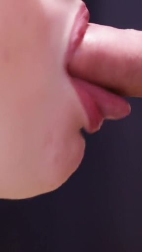 Spectacular moment from &quot;Closeup Blowjob Pulsating Cum Swallow&quot;