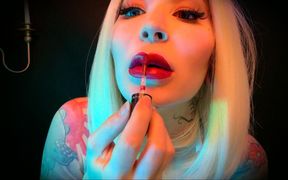Permanent Lipstick Ownership - POV, Lipstick, Lip Fetish