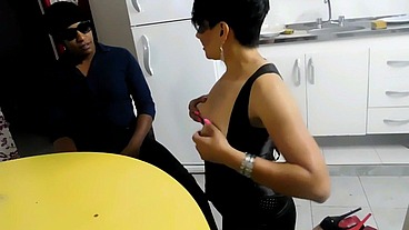 CHAPTER 1/6 OF THE FILM SERIES - I wanted to make a few pesos with a couple of clients and my owner discovered me, taught me education and respect, I just have to fuck whoever he orders me to ...