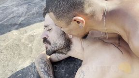 fucking hard with gabriel paxecoxl on a naturist beach