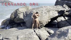fucking hard with gabriel paxecoxl on a naturist beach