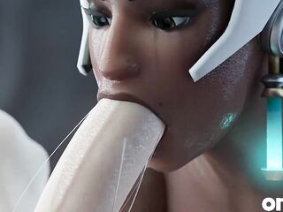 Symmetra Loves Large Wang in Her Booty - CG Overwatch Anal Animation