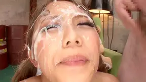 Lose Yourself in Luscious Bukkake Fun with This Sexy Japanese Beauty!