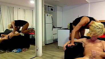 Latest Live Sex Show, Gigi and Dave, Shemale and Man Couple, Webcam 18-09-25 p1