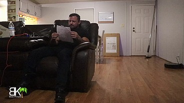 The Nosey Neighbor gets tied up, gags on cock and gets hard fucked in dungeon! FULL VIDEO