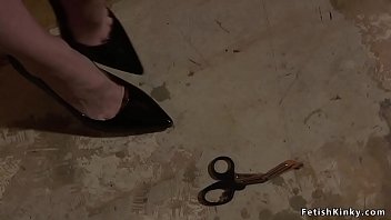 Crime partner rough bangs blonde in bdsm