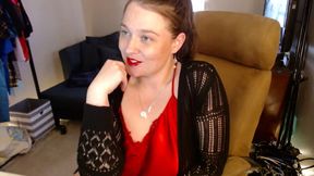 Sexy talk in satin with cotton panties