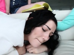 Hardcore sex action with lovely baby sitters