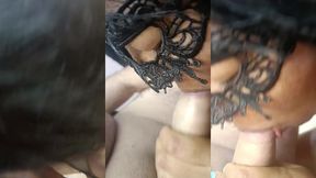 empregada boa de boquete no seu horario de almoco com patrao bondoso