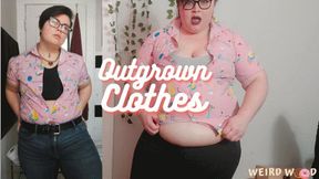 Rapid Gain Outgrown Clothes Try-On