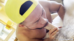 ”ChristianWilde: Beau Niks Rides Christian Wildes Big Prick With His Juicy Bubble”