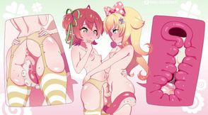 Momo Gives Fuyo a Womb Creampie With Her Futa Cock