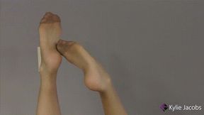 Pantyhose Feet Up Foot Play - Kylie Jacobsx - MP4 480p SD