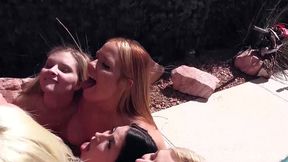 brittany andrews eats minxx s muff as she tastes harlow s!