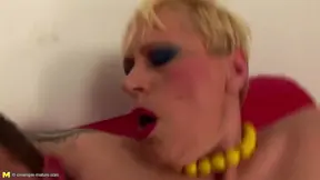 Mature Slut Step Mom Drinks Pee & Takes Anal Pounding Hard