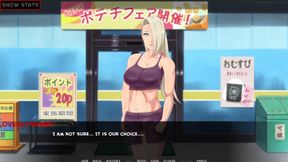 Sexy MILF Sarada gets railed in a visual novel session
