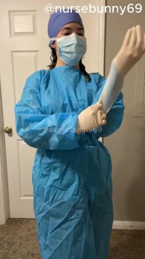 Surgical PPE Glove Up from Blue Scrubs