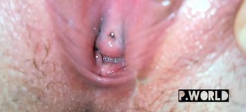 Closeup sex deep pussy penetrated