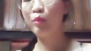 chinese bimbos at home alone and bored masturbates five