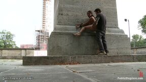 ”Bound naked slave public humiliated”