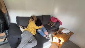 Unfaithful girlfriend offers birthday sex for cash while sucking dick and