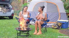 Maya Farrell Hot Lesbian Outdoor Sex