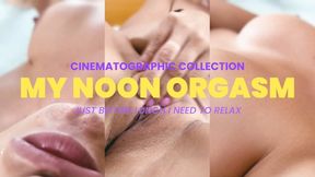 Cinematographic Fingering & Orgasm on the bed